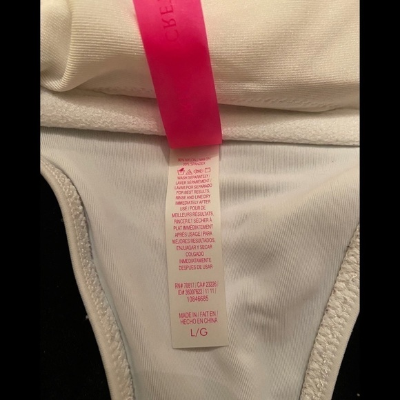 VICTORIA’S Secret Swim - Woman’s LG - Jewelled Bandeau Bikini Top - Picture 4 of 5